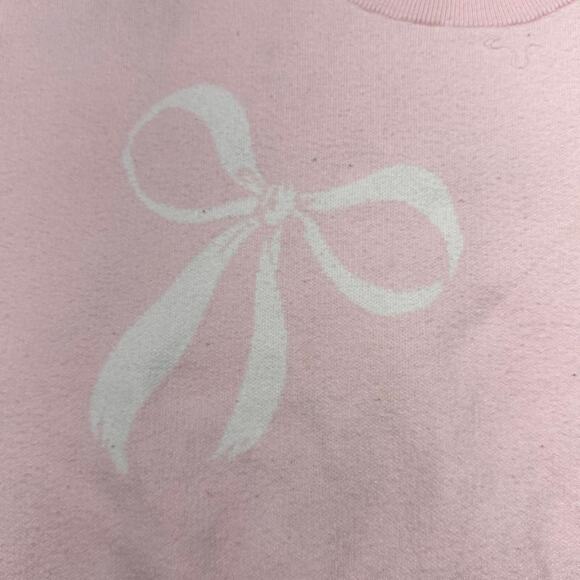 Arden B Sweater Women's Large Pink Coquette Bow Legally Blond 21x29 - Picture 3 of 8